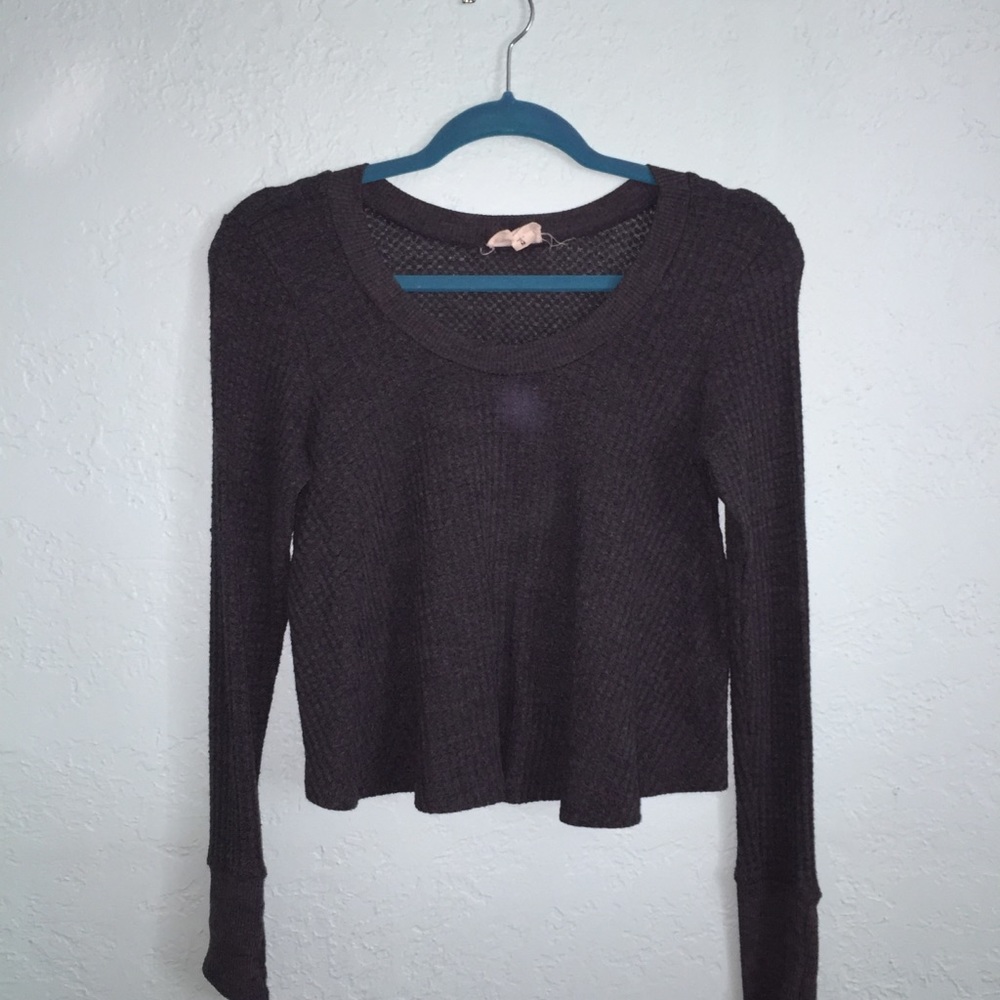 La hearts Grey Knit Longsleeve